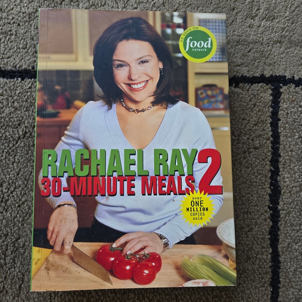 Rachael Ray 30-Minute Meals 2 Cookbook Food Network Softcover ISBN 1891105108